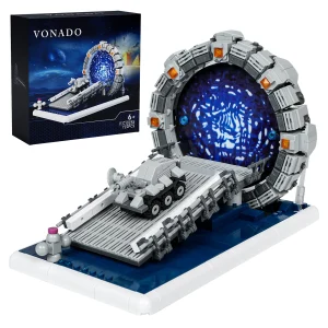 Stargate Building Block Kit,Movie Space Travel Scenes 722PCS)
